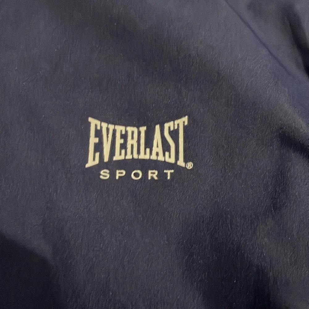 Everlast Sport Windbreaker/lightweight/rain jacket 2 tone blue size large 10/12 - Picture 2 of 6